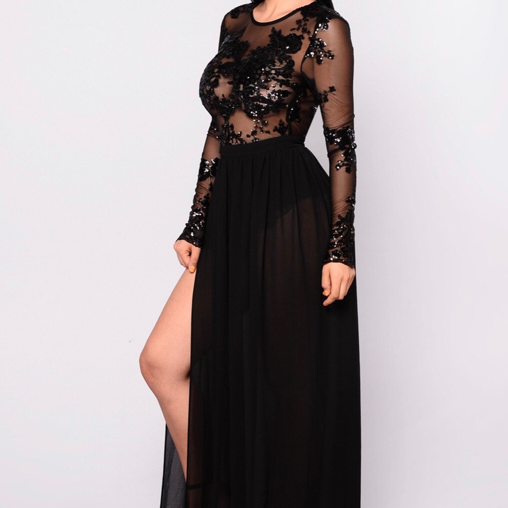 Sexy Mesh Sequin Dress